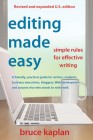 Editing Made Easy: Simple Rules for Effective Writing By Bruce Kaplan Cover Image