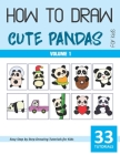 How to Draw Cute Pandas for Kids - Volume 1 By Sonia Rai Cover Image