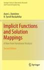 Implicit Functions and Solution Mappings: A View from Variational Analysis By Asen L. Dontchev, R. Tyrrell Rockafellar Cover Image