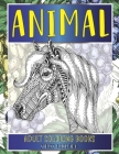 Adult Coloring Books Stress Relieving - Animal By Aminah Levy Cover Image