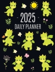 Dragon Planner 2025: Cute Daily Organizer (12 Months) Pretty Scheduler With Friendly Baby Dragon By Happy Oak Tree Press Cover Image
