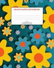 Graph Paper Notebook: Flowers; 4 squares per inch; 100 sheets/200 pages; 8 x 10 By Atkins Avenue Books Cover Image