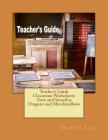 Teacher's Guide Classroom Worksheets Zoey and Sassafras Dragons and Marshmallows By David Lee Cover Image