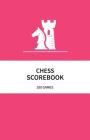 Chess Scorebook 100 Games: Chess Notation Book Suitable for Kids, Pink Cover Image