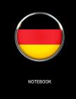 Notebook. Germany Flag Cover. Composition Notebook. College Ruled. 8.5 x 11. 120 Pages. Cover Image
