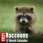 Calendar 2021 Raccoons: Cute Raccoon Photos Monthly Mini Calendar With Inspirational Quotes each Month Cover Image