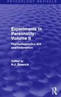 Experiments in Personality: Volume 2: Psychodiagnostics and Psychodynamics (Psychology Revivals) Cover Image