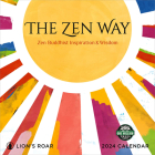 Zen Way 2024 Wall Calendar: Buddhist Inspiration & Wisdom from Lion's Roar By Amber Lotus Publishing (Created by) Cover Image