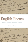 English Poems: Antinous - Inscriptions - Epithalium - 35 Sonnets By Fernando Pessoa Cover Image
