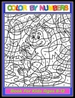 Color by Numbers Coloring Book for Kids Ages 8-12: Large print, Great Activity Book Gift For Kids Cover Image