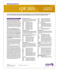 CPT 2023 Express Reference Coding Card: E/M By American Medical Association Cover Image