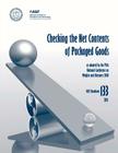 Checking the Net Contents of Packaged Goods (NIST HB 133) Cover Image