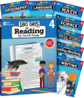 180 Days Bundle Grade 4: 8-Book Set (180 Days of Practice) Cover Image