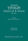 Credo in E minor, RV 591: Vocal Score By Antonio Vivaldi, Jr. Sargeant, Richard W. (Editor) Cover Image