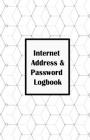 Internet Address & Password Logbook: Honeycomb shape On Cover, Extra Size (5.5 x 8.5) inches, 110 pages Cover Image