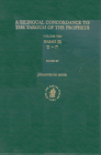 Bilingual Concordance to the Targum of the Prophets, Volume 10 Isaiah (Chet - Samekh) By Johannes de Moor (Editor) Cover Image