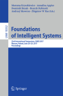Foundations of Intelligent Systems: 23rd International Symposium, Ismis 2017, Warsaw, Poland, June 26-29, 2017, Proceedings By Marzena Kryszkiewicz (Editor), Annalisa Appice (Editor), Dominik Ślęzak (Editor) Cover Image