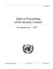 Index to Proceedings of the Security Council: 70th Year 2015 By United Nations (Editor) Cover Image
