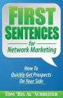 First Sentences For Network Marketing Cover Image