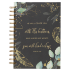 Large Wire Journal He Will Cover You Psalm 91:4 Cover Image