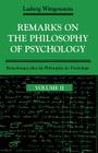 Remarks on the Philosophy of Psychology, Volume 2 Cover Image