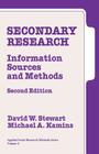 Secondary Research: Information Sources and Methods (Applied Social Research Methods #4) By David W. Stewart, Michael A. Kamins Cover Image