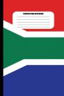 Composition Notebook: Flag of South Africa (100 Pages, College Ruled) Cover Image