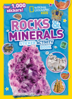 Rocks and Minerals Sticker Activity Book By National Kids Cover Image