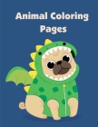 Animal Coloring Pages: The Coloring Pages for Easy and Funny Learning for Toddlers and Preschool Kids (Easy Learning #6) By Harry Blackice Cover Image