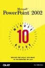 10 Minute Guide to Microsoft PowerPoint 2002 (10 Minute Guides (Computer Books)) Cover Image