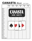 Canasta Game Sheets: Canasta Score Pads By Shane Washburn Cover Image