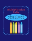Multiplication Table: Coloring Book, Numbers, Math, for School, for Children, for Kids, for Toddler, for Boys, for Girls, Glossy Cover, 8.5 By Goodyoom Cover Image