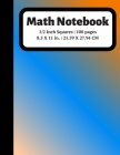Math Notebook: 1/2 inch Square Graph Paper for Students and Kids, 100 Sheets (Large, 8.5 x 11) By Graph Paper Notebooks Cover Image
