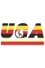 Uga: Uganda Tagesplaner mit 120 Seiten in weiß. Organizer auch als Terminkalender, Kalender oder Planer mit der ugandischen Cover Image