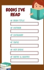 Books I've Read By Reading Log Book Cover Image