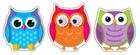 Colorful Owls Cut-Outs Cover Image