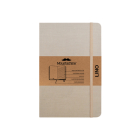 Moustachine Classic Linen Hardcover Light Tan Lined Pocket By Moustachine (Designed by) Cover Image