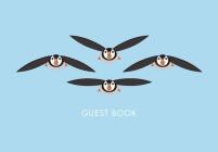 I Like Birds Flying Puffins Guest Book By Stuart Cox (Designed by) Cover Image