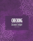 Checking account ledger - Large version: Checkbook log - Checkbook register notebook - Personal Checking Account Balance Register - 101 pages, 8