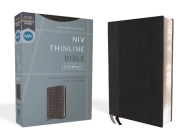 Niv, Thinline Bible, Compact, Leathersoft, Black/Gray, Red Letter, Comfort Print  Cover Image