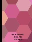 Hexagon Graph Paper: Hexagon Graph Paper Notebook, Large Hexagons, 150 pages, 8.5 X 11 Cover Image