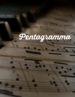 Pentagramma: Quaderno di Musica Pentagrammato Cover Image