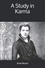 A Study in Karma By Annie Besant Cover Image