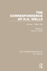 The Correspondence of H.G. Wells: Volume 1 1880-1903 Cover Image