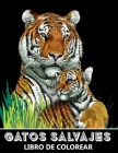 Gatos Salvajes Libro de Colorear: ¡Tigres, Leones, Leopardos, Pumas, Jaguares y Más! - Colorear para Aliviar el Estrés y Relajarse para Niños y Adulto By Katrin Stark Cover Image