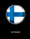 Notebook. Finland Flag Cover. Composition Notebook. College Ruled. 8.5 x 11. 120 Pages. By Bbd Gift Designs Cover Image
