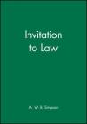 Invitation to Law Cover Image