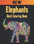 Adult Coloring Book Elephants New: 50 One Sided Elephant Designs Coloring Book Elephants Stress Relieving100 Page Elephants Coloring Book for Stress R By Qta World Cover Image