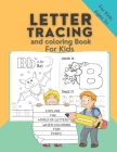 Letter Tracing and coloring Book for Kids: Coloring and Handwriting Book For Kids Ages 3+ / Alphabet letter tracing for beginning of writing / Color f By Magical Agnes Cover Image