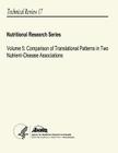 Volume 5: Comparison of Translational Patterns in Two Nutrient-Disease Associations: Nutritional Research Series - Technical Rev By Agency for Healthcare Resea And Quality, U. S. Department of Heal Human Services Cover Image